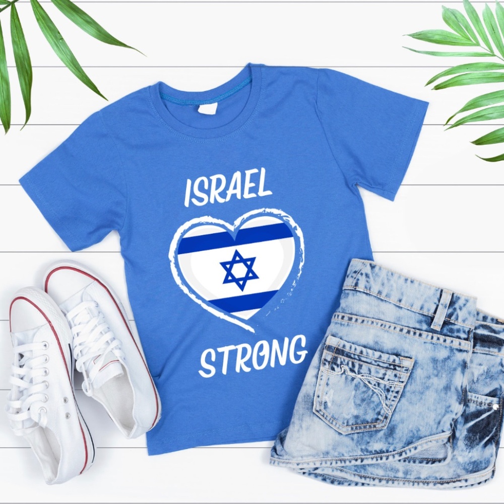 Israel strong donation shirt